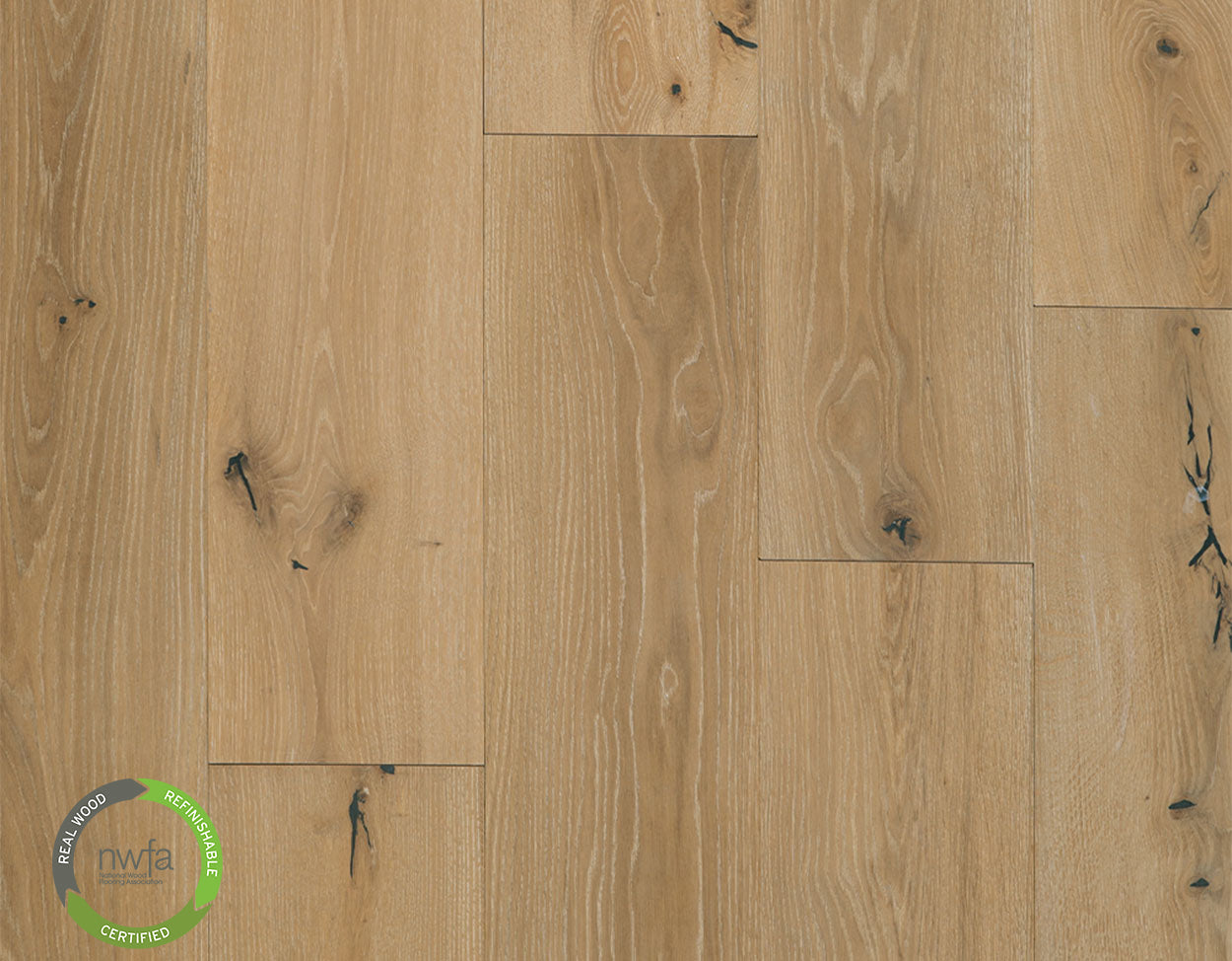 Engineered European White Oak Hardwood-Coastal Fog