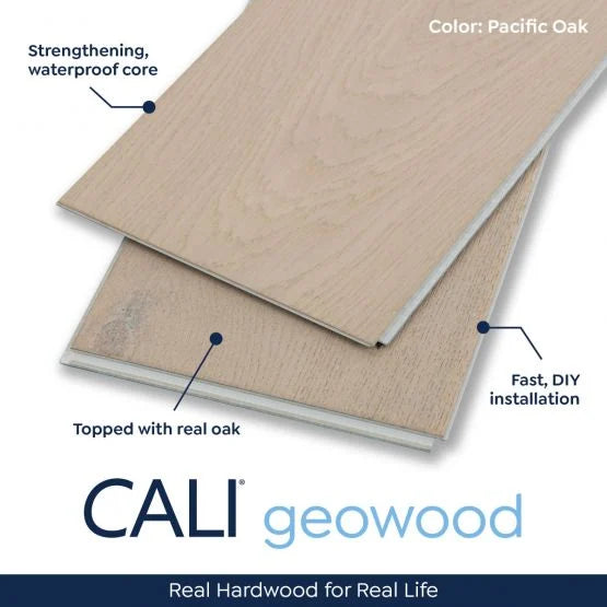 Pacific Oak Wide Click GeoWood Flooring