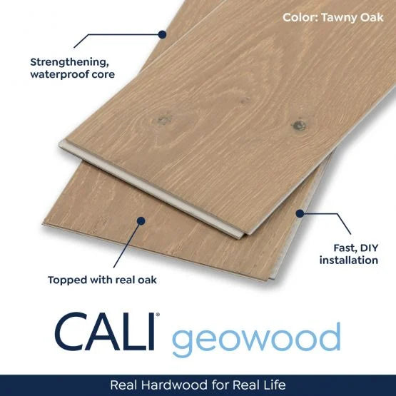 Tawny Oak Wide Click GeoWood Flooring