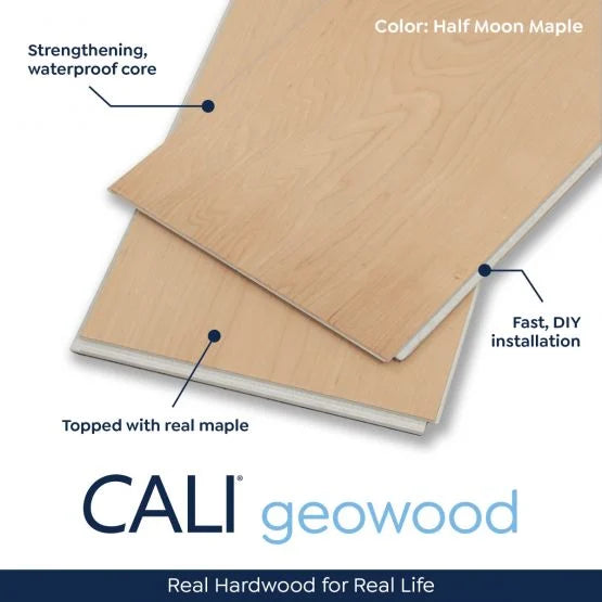 Half Moon Maple Wide Click GeoWood Flooring