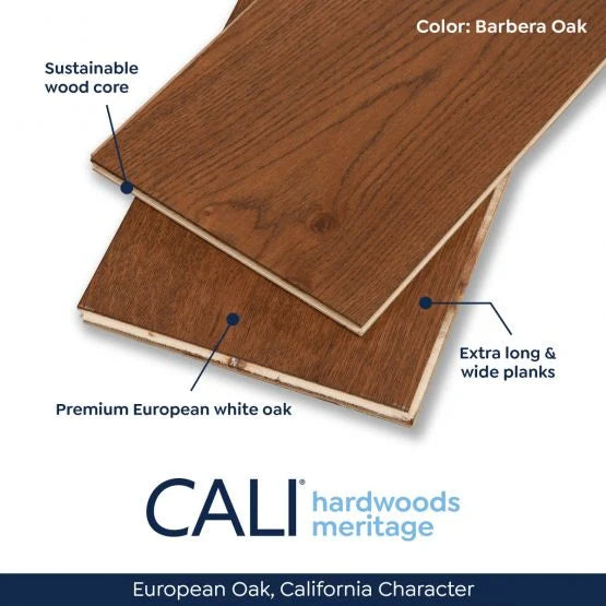 Barbera Oak Extra Wide T&G Cali Hardwoods Flooring