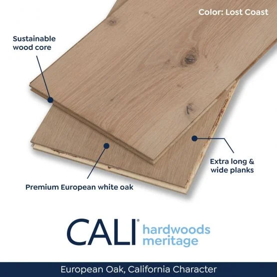 Lost Coast Oak Extra Wide T&G Cali Hardwoods Flooring